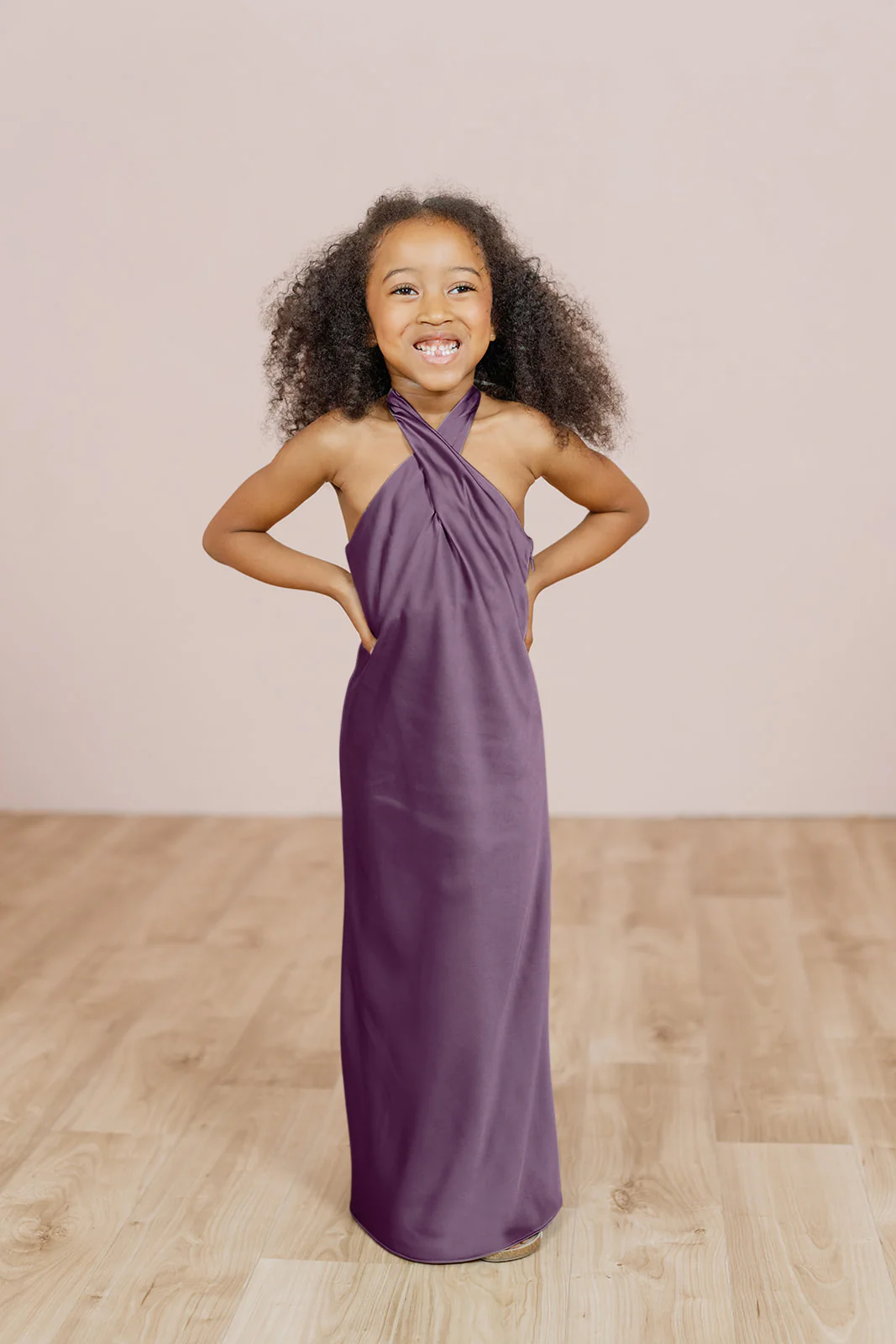 Kids Athena Satin Dress | Made To Order - Image 14