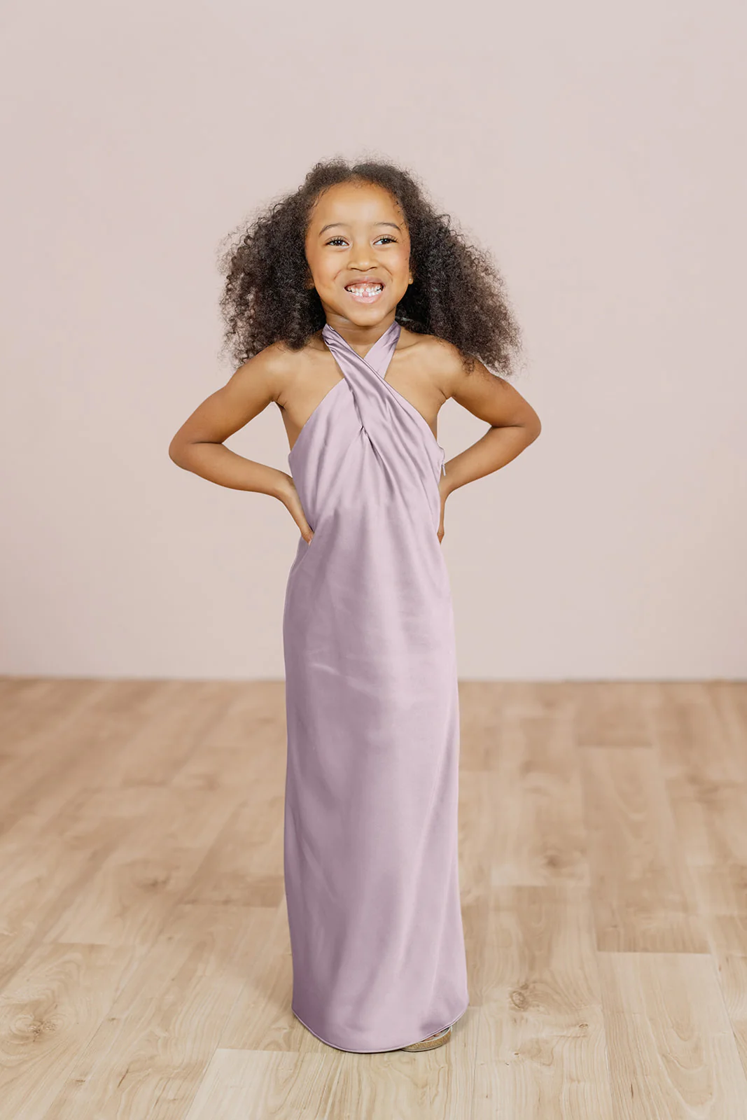 Kids Athena Satin Dress | Made To Order - Image 19