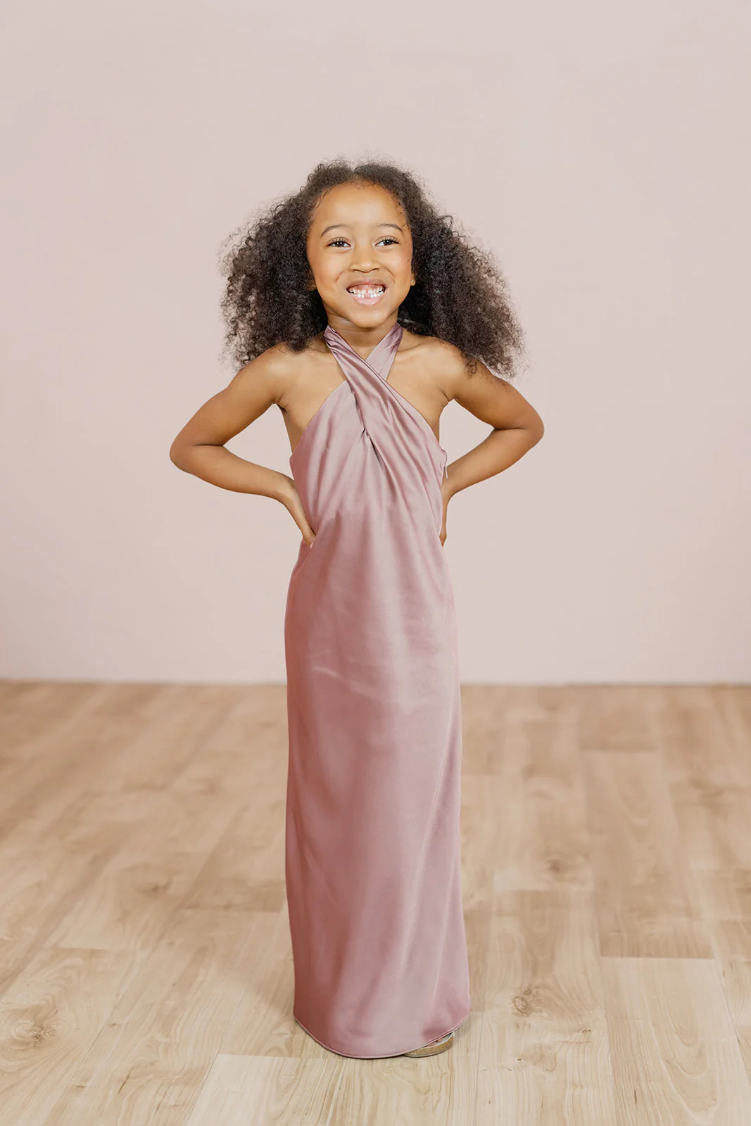 Kids Athena Satin Dress | Made To Order - Image 22