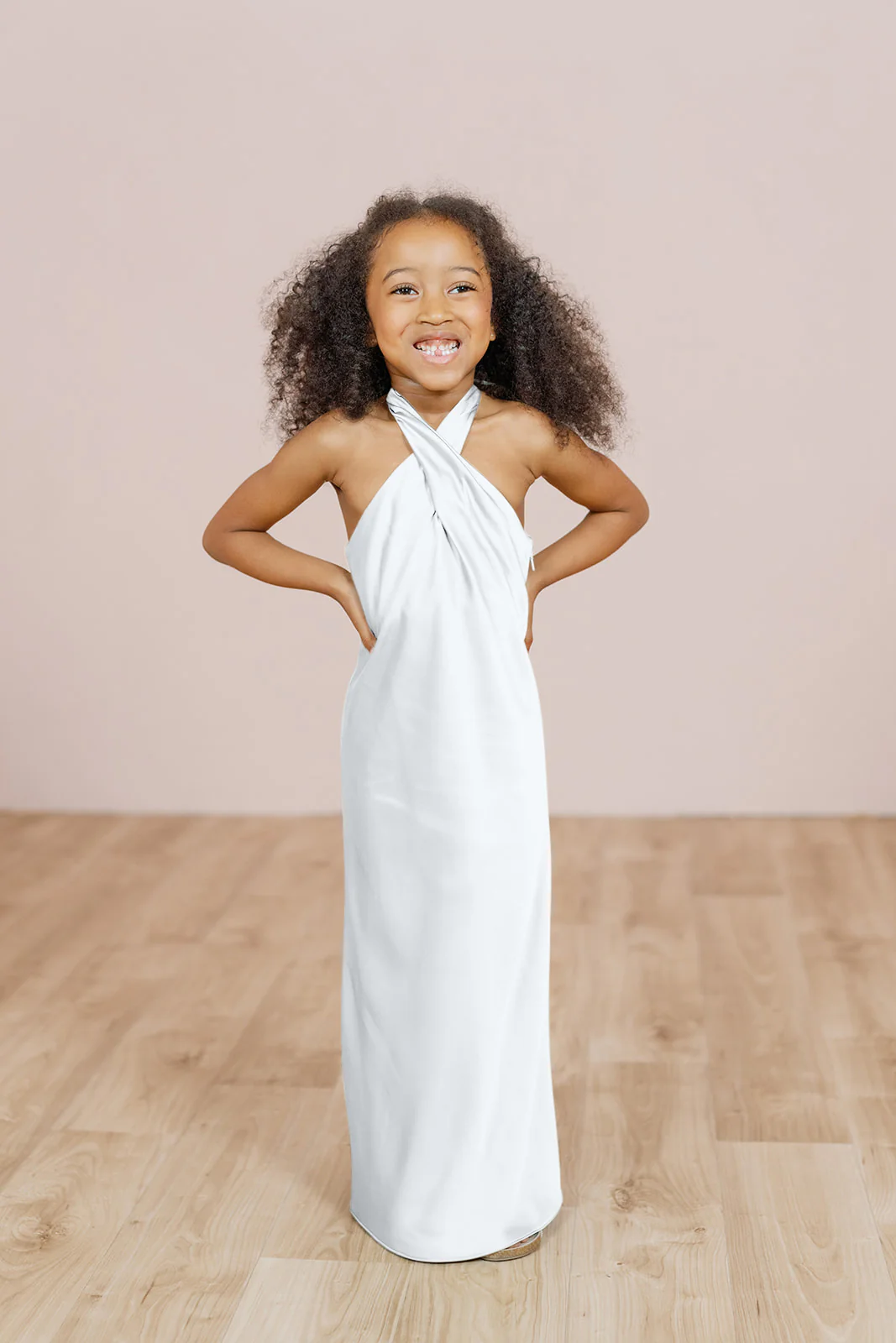 Kids Athena Satin Dress | Made To Order - Image 27