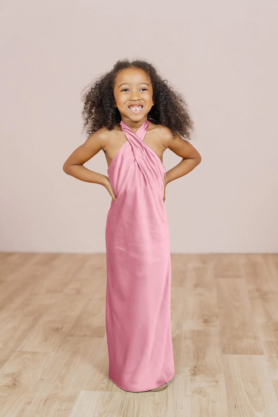 Kids Athena Satin Dress | Made To Order - Image 39