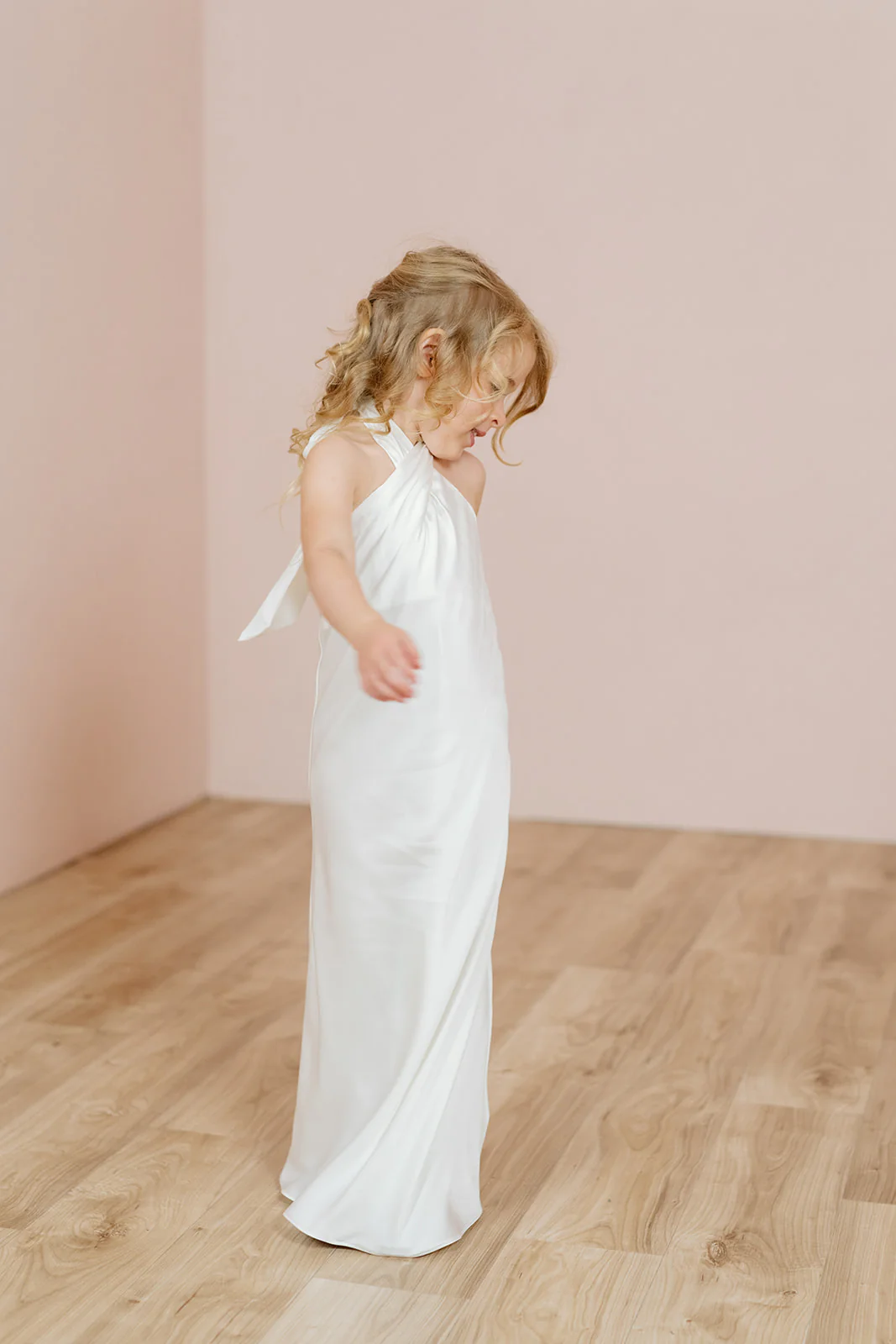 Kids Athena Satin Dress | Made To Order - Image 4