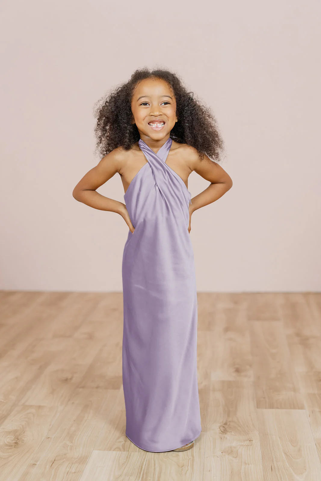 Kids Athena Satin Dress | Made To Order - Image 49