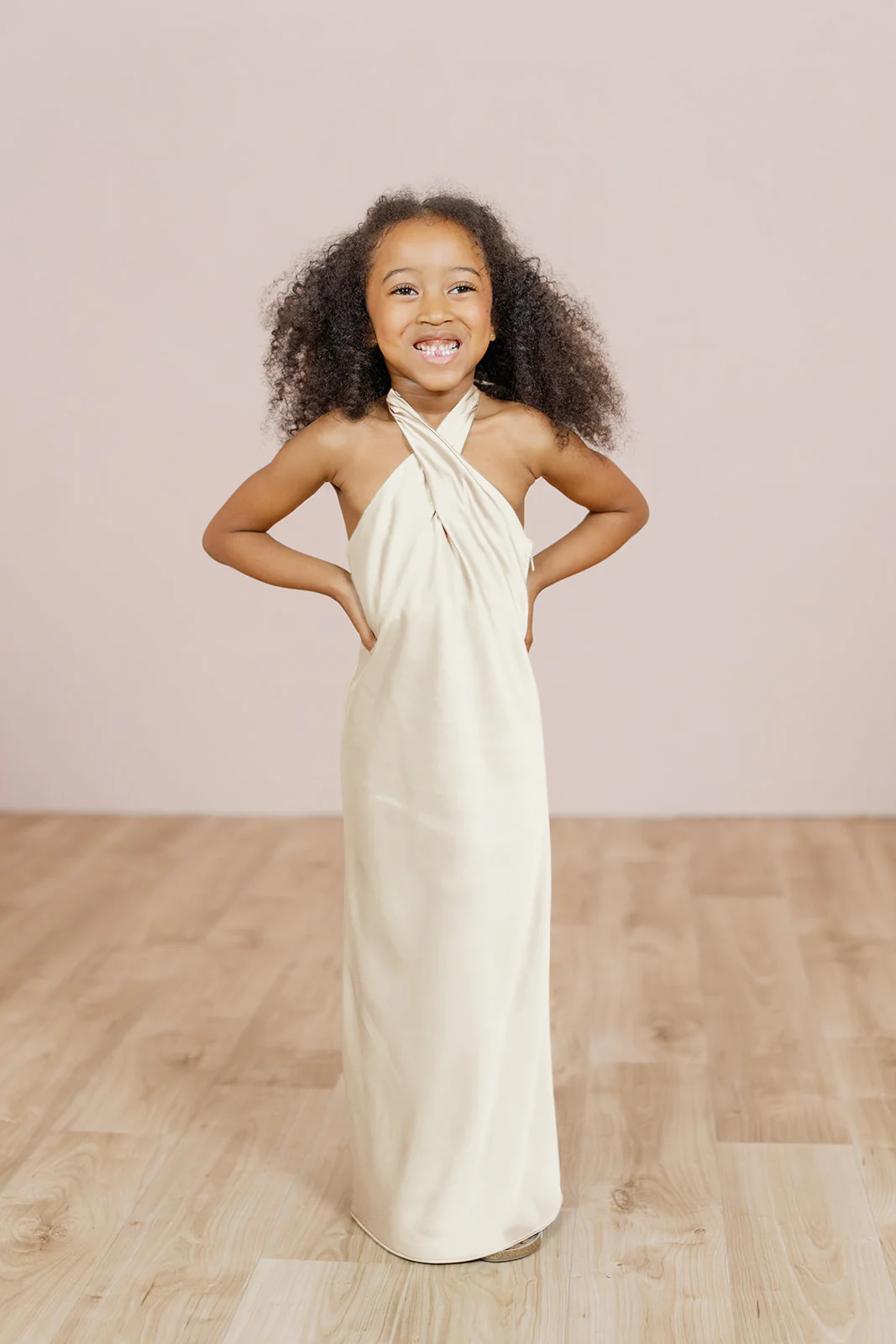 Kids Athena Satin Dress | Made To Order - Image 52