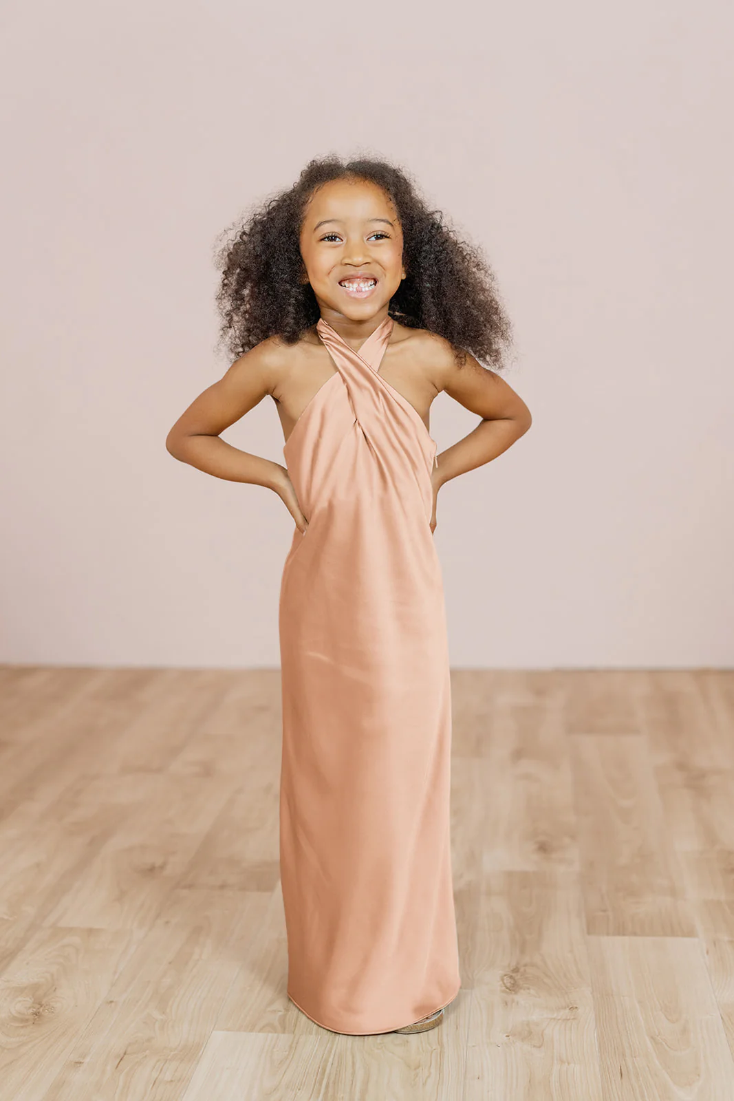 Kids Athena Satin Dress | Made To Order - Image 53