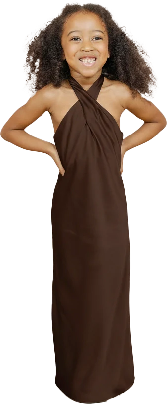 Kids Athena Satin Dress | Made To Order - Image 63