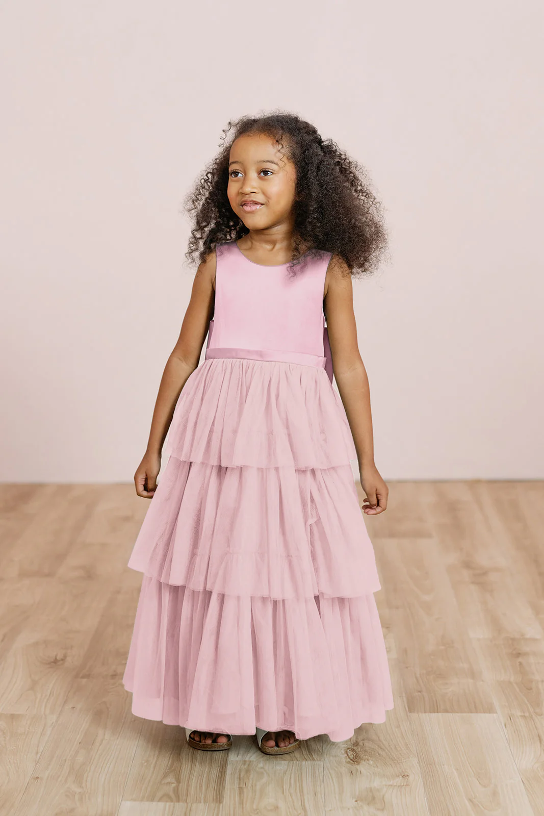 Kids Breely Satin + Tulle Dress | Made To Order - Image 20
