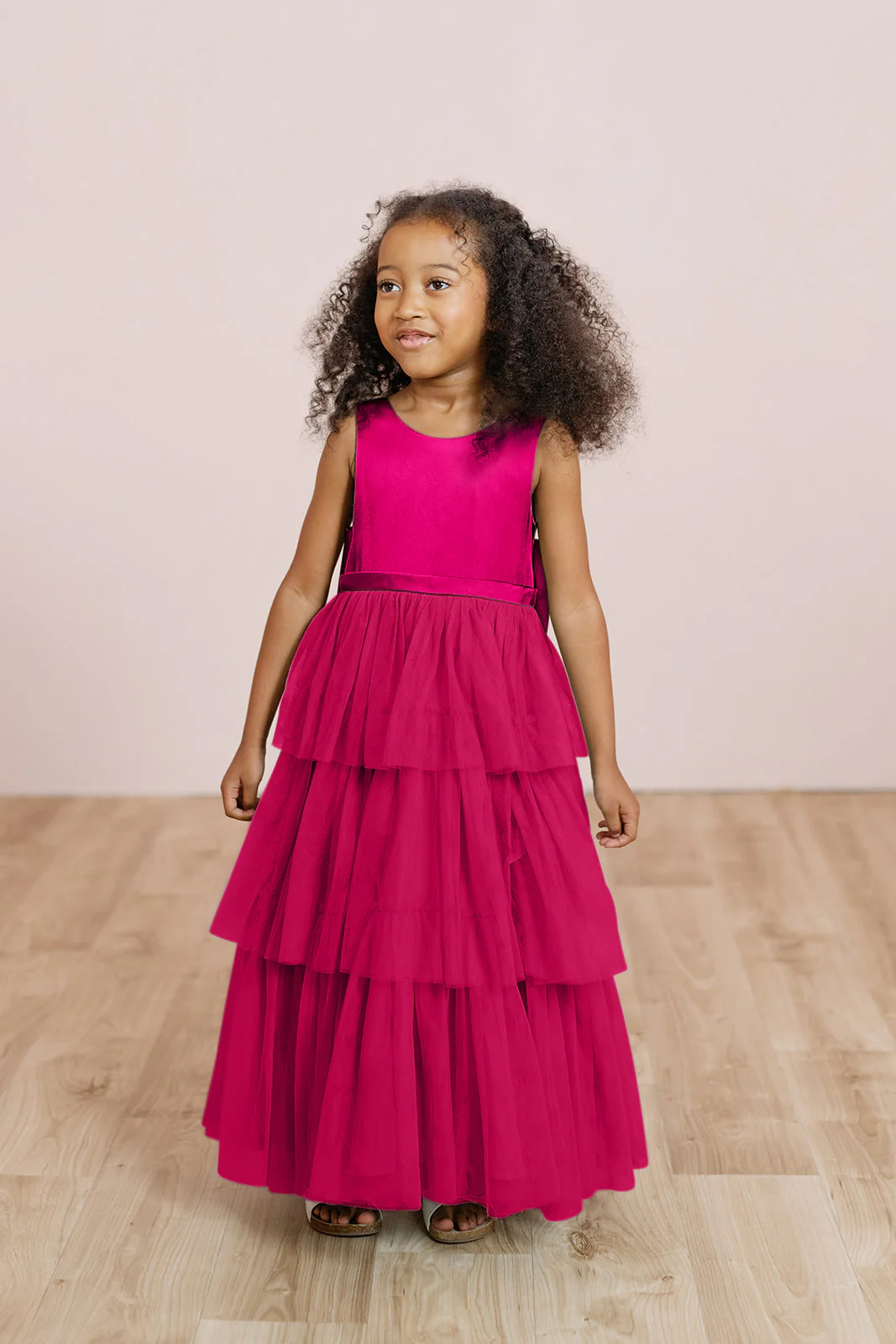 Kids Breely Satin + Tulle Dress | Made To Order - Image 21