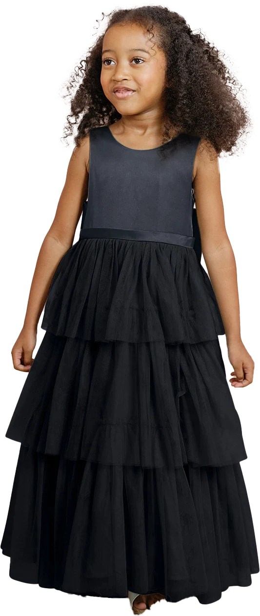 Kids Breely Satin + Tulle Dress | Made To Order - Image 29
