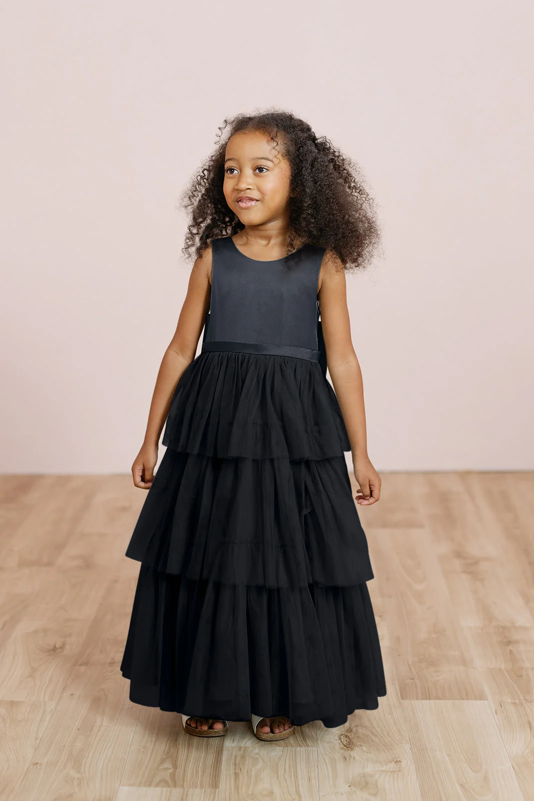 Kids Breely Satin + Tulle Dress | Made To Order - Image 6