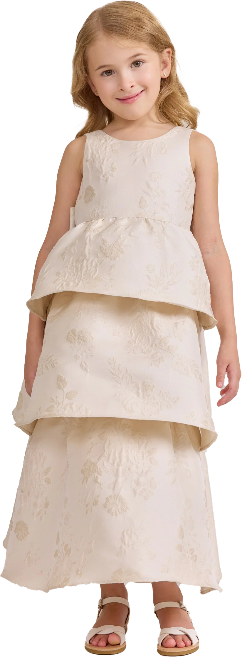 Kids Georgia Jacquard Dress | Made To Order - Image 13