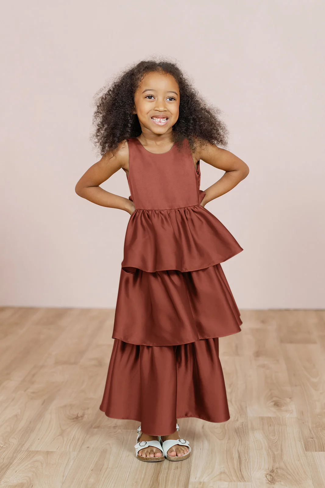 Kids Georgia Satin Dress | Made To Order - Image 11