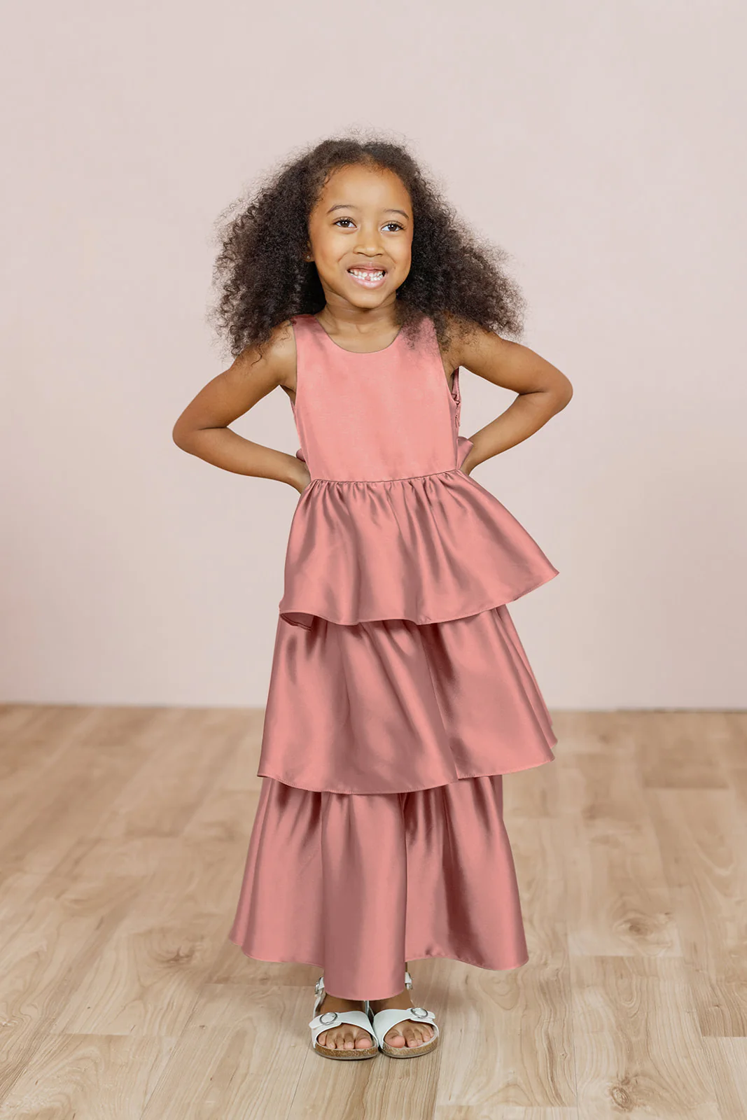 Kids Georgia Satin Dress | Made To Order - Image 14