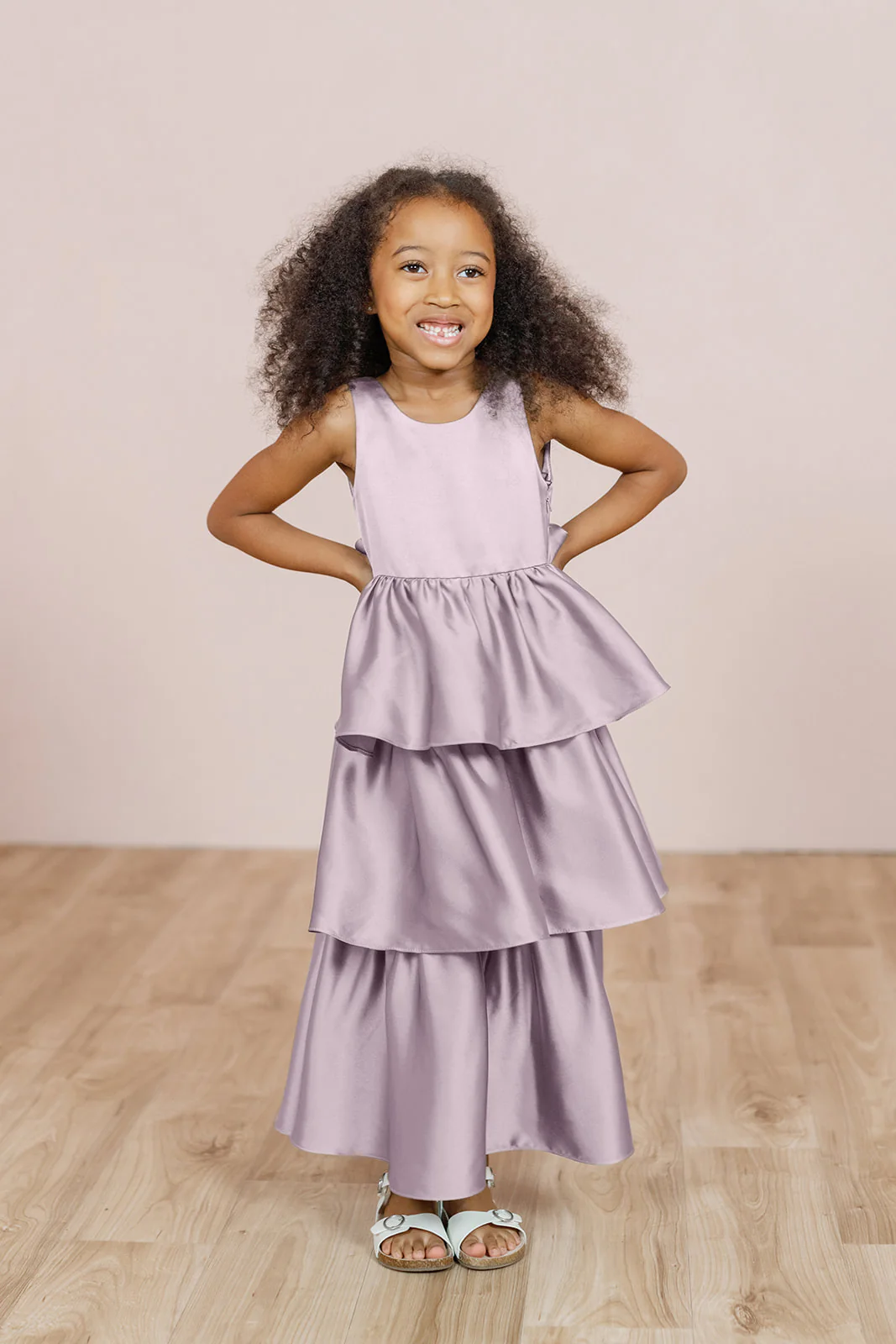 Kids Georgia Satin Dress | Made To Order - Image 20
