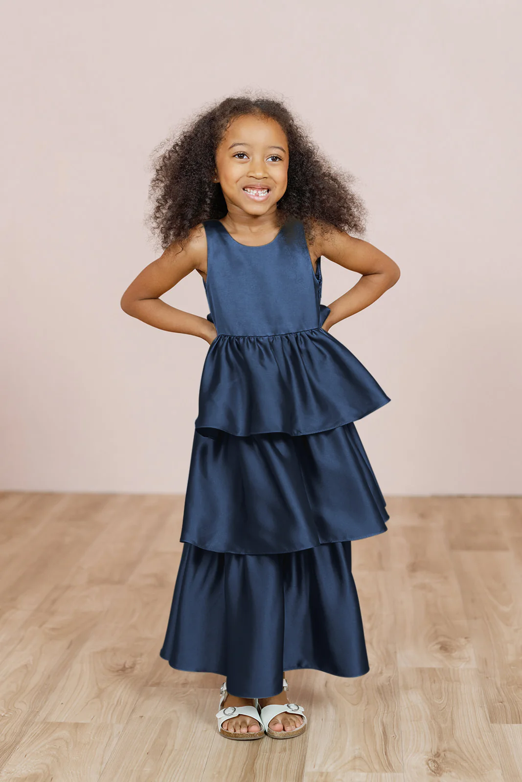 Kids Georgia Satin Dress | Made To Order - Image 21