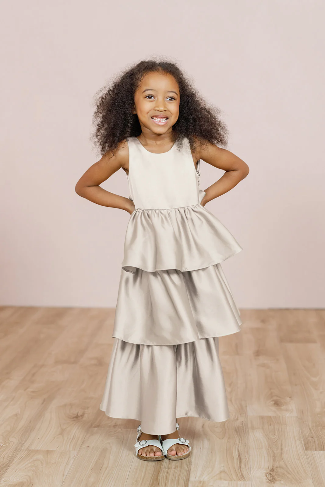Kids Georgia Satin Dress | Made To Order - Image 26