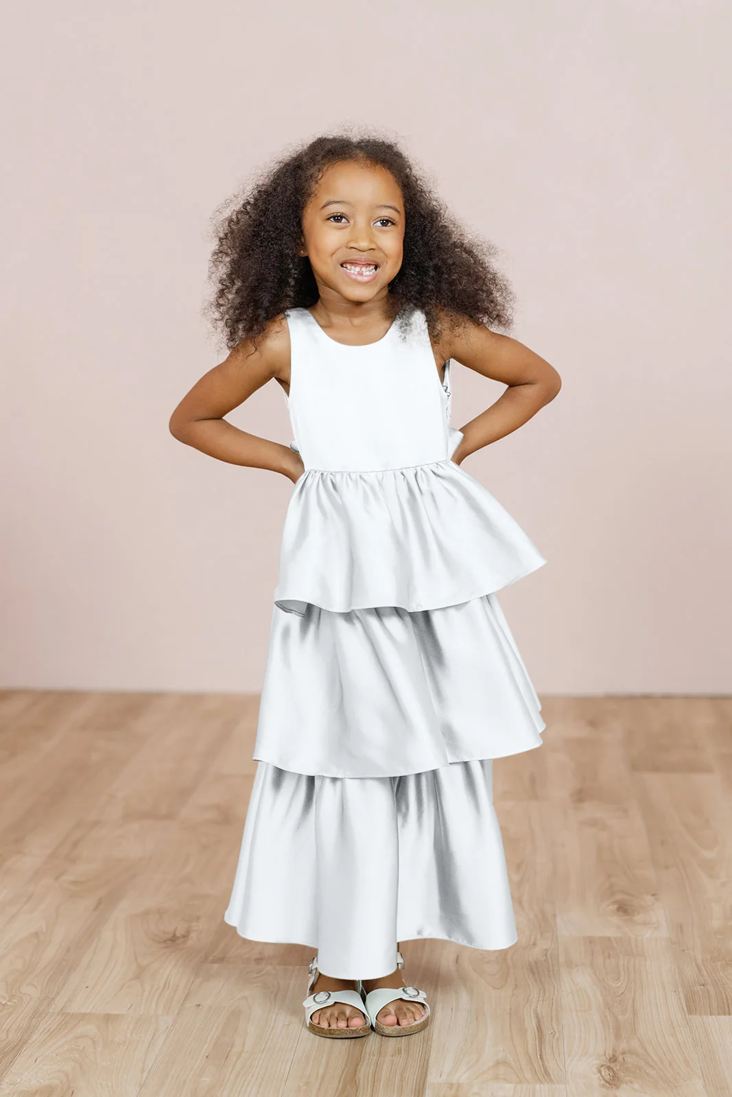 Kids Georgia Satin Dress | Made To Order - Image 29