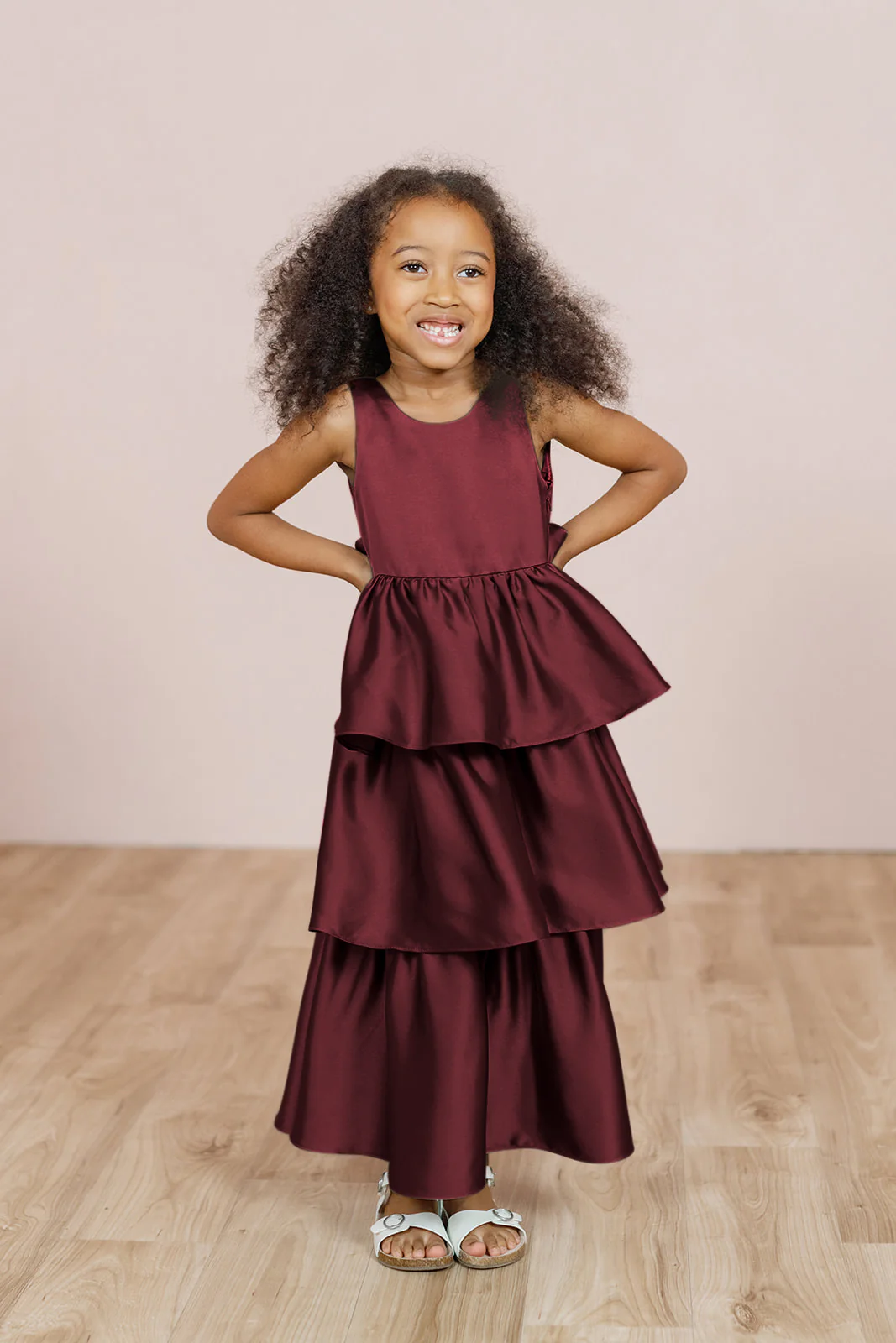 Kids Georgia Satin Dress | Made To Order - Image 31