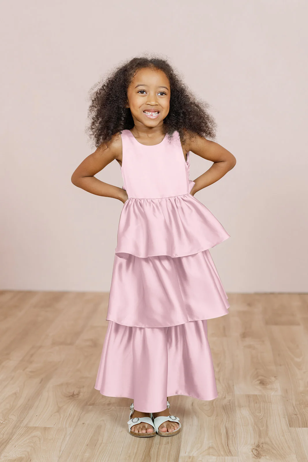 Kids Georgia Satin Dress | Made To Order - Image 34