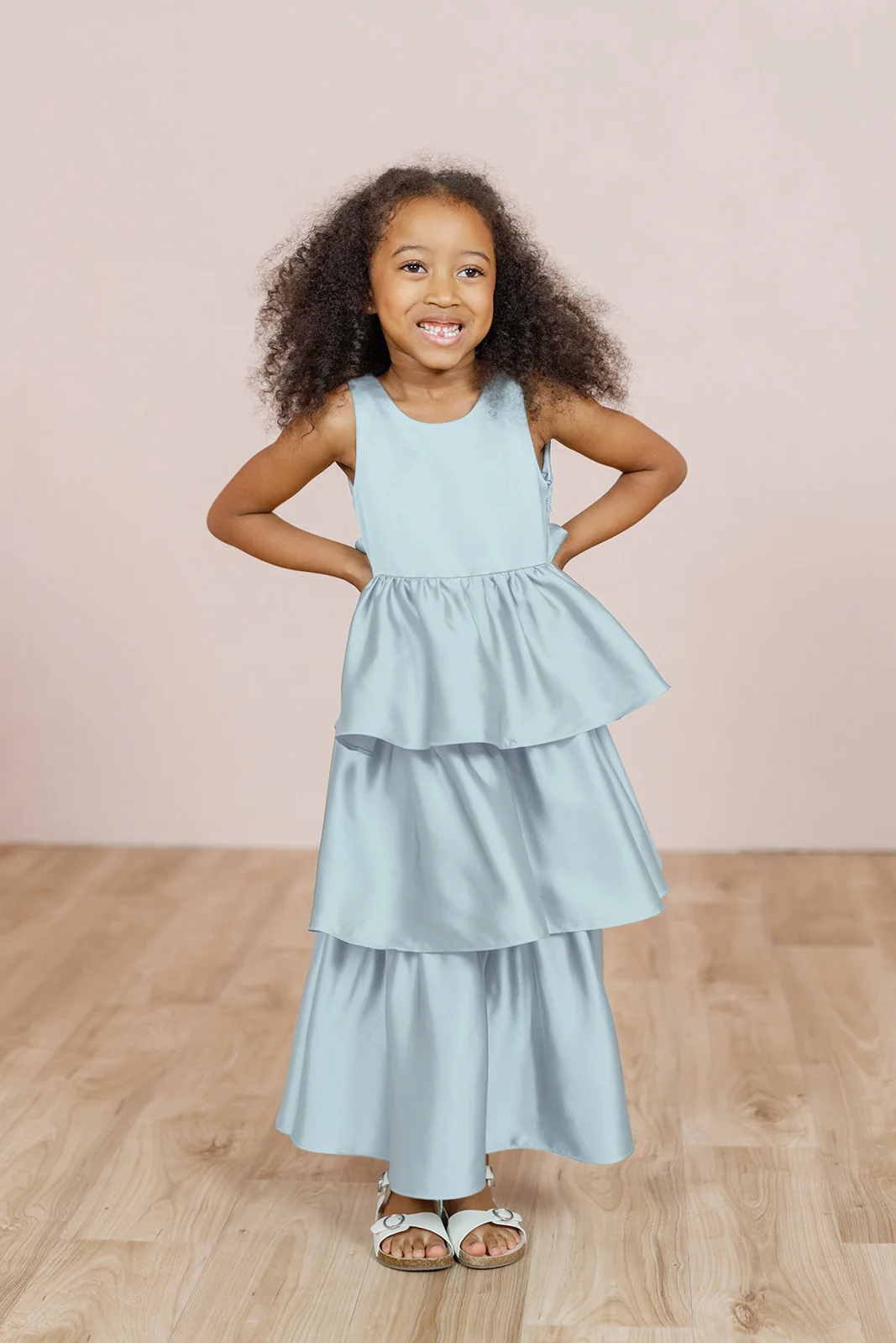 Kids Georgia Satin Dress | Made To Order - Image 41
