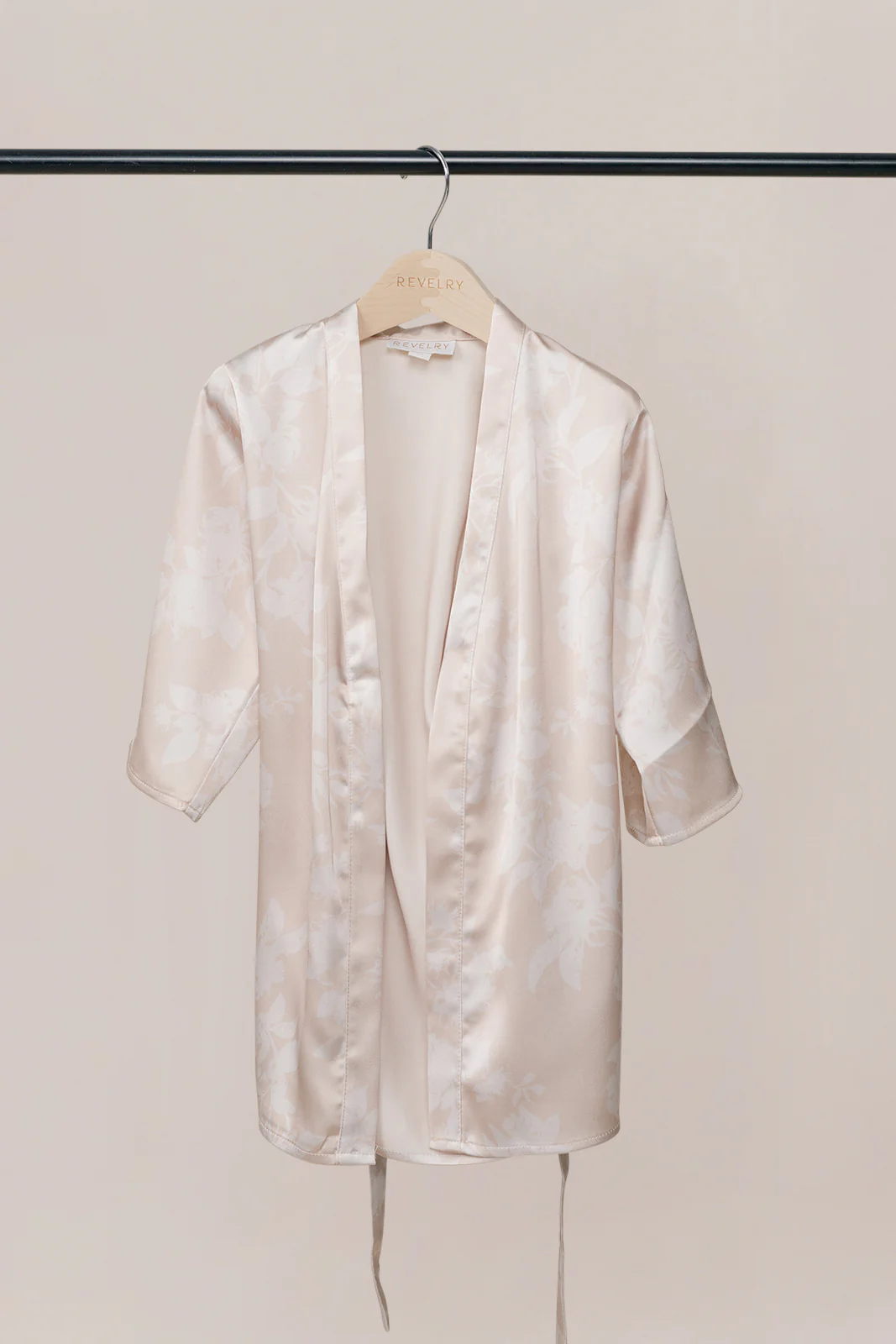 Kids Getting Ready Satin Floral Print Robe | Made To Order - Image 7