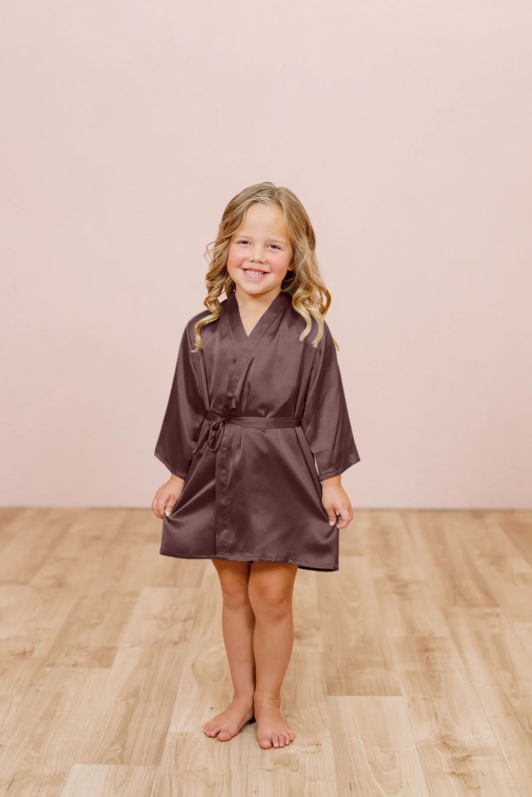 Kids Getting Ready Satin Robe | Made To Order - Image 25