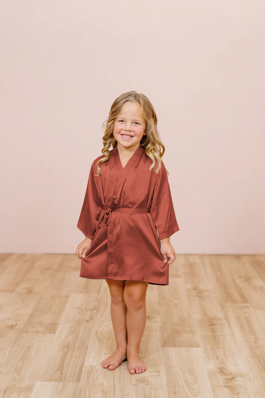 Kids Getting Ready Satin Robe | Made To Order - Image 35