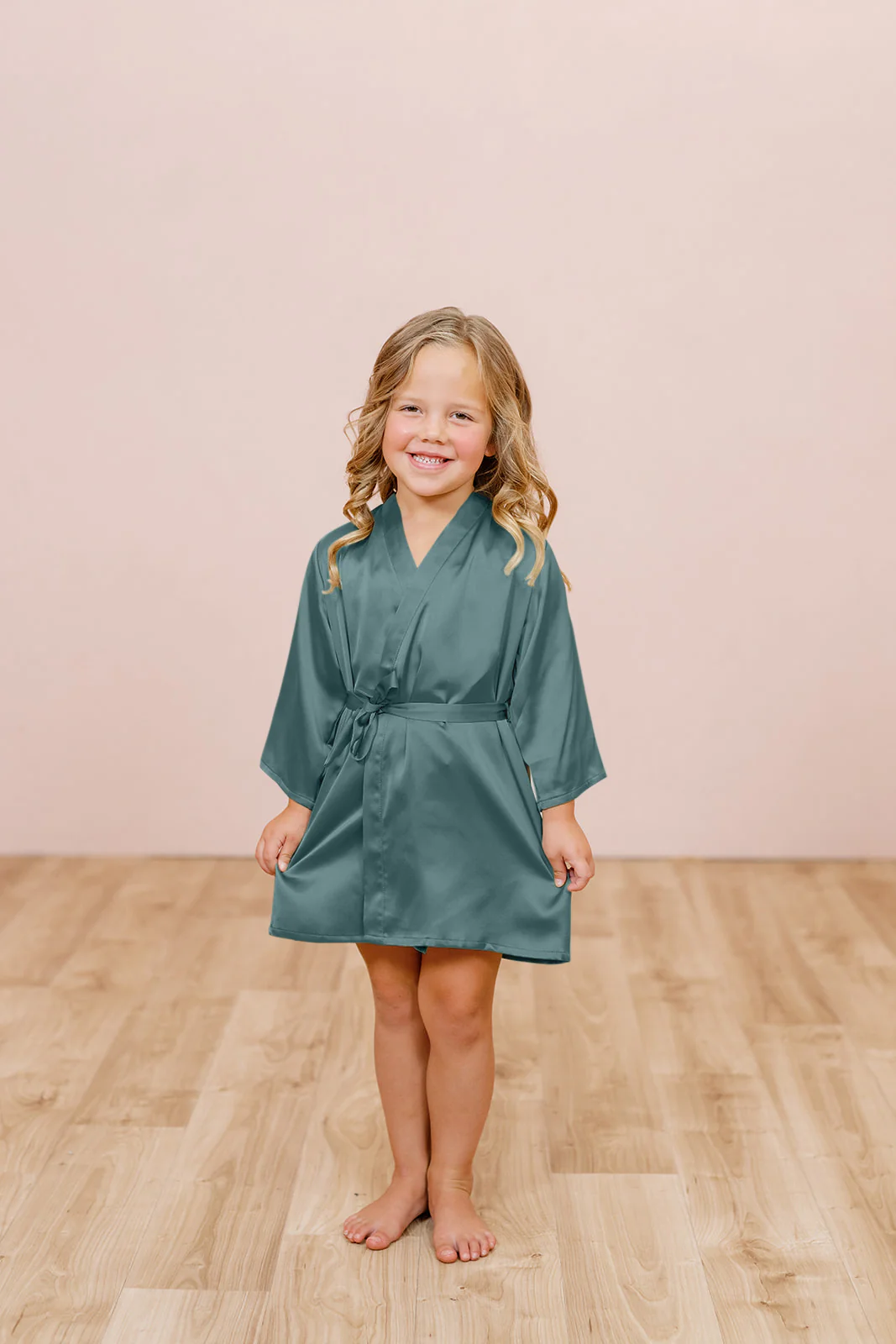 Kids Getting Ready Satin Robe | Made To Order - Image 40