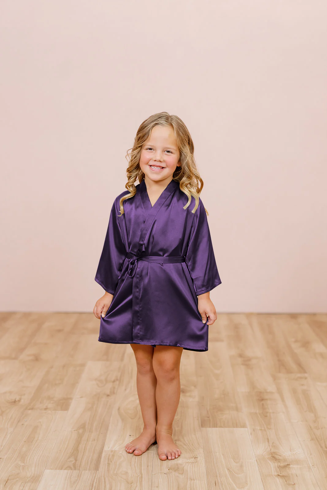 Kids Getting Ready Satin Robe | Made To Order - Image 43