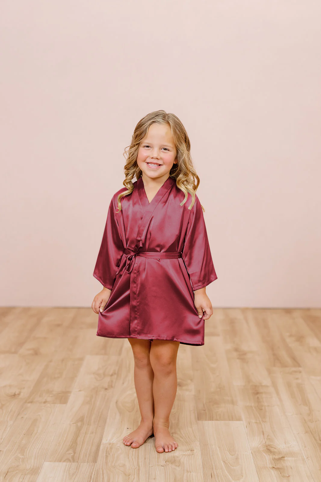Kids Getting Ready Satin Robe | Made To Order - Image 45