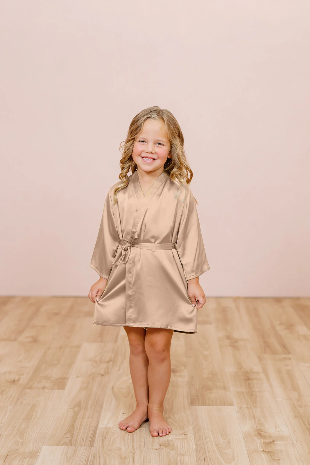 Kids Getting Ready Satin Robe | Made To Order - Image 46