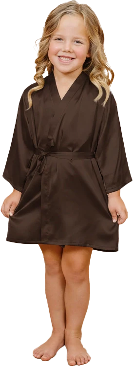Kids Getting Ready Satin Robe | Made To Order - Image 51
