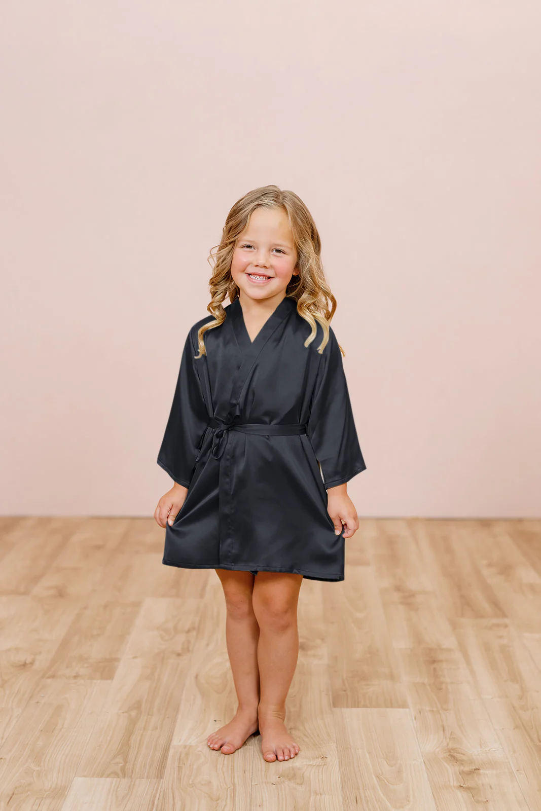 Kids Getting Ready Satin Robe | Made To Order - Image 6