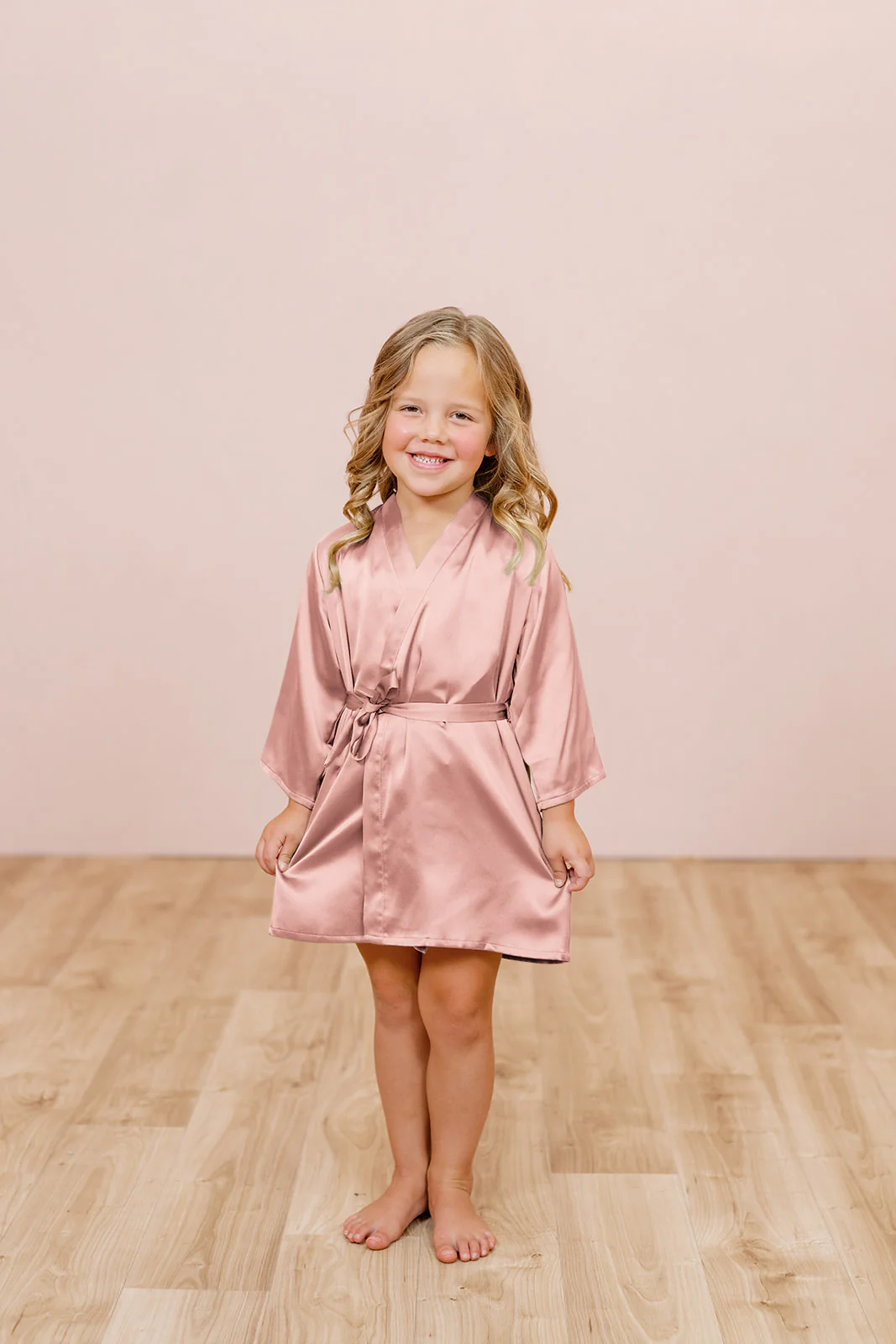 Kids Getting Ready Satin Robe | Made To Order - Image 8