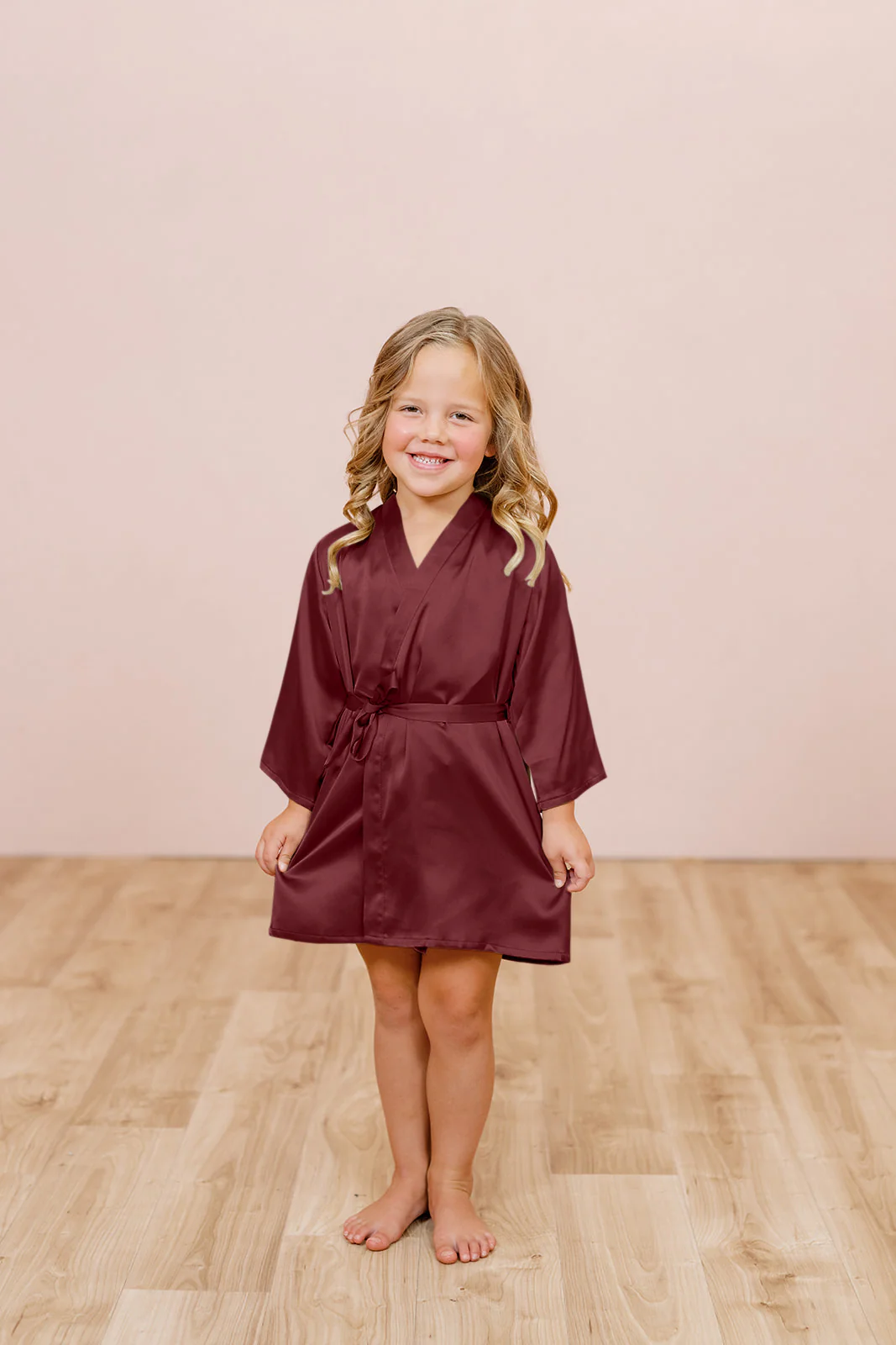 Kids Getting Ready Satin Robe | Made To Order - Image 9