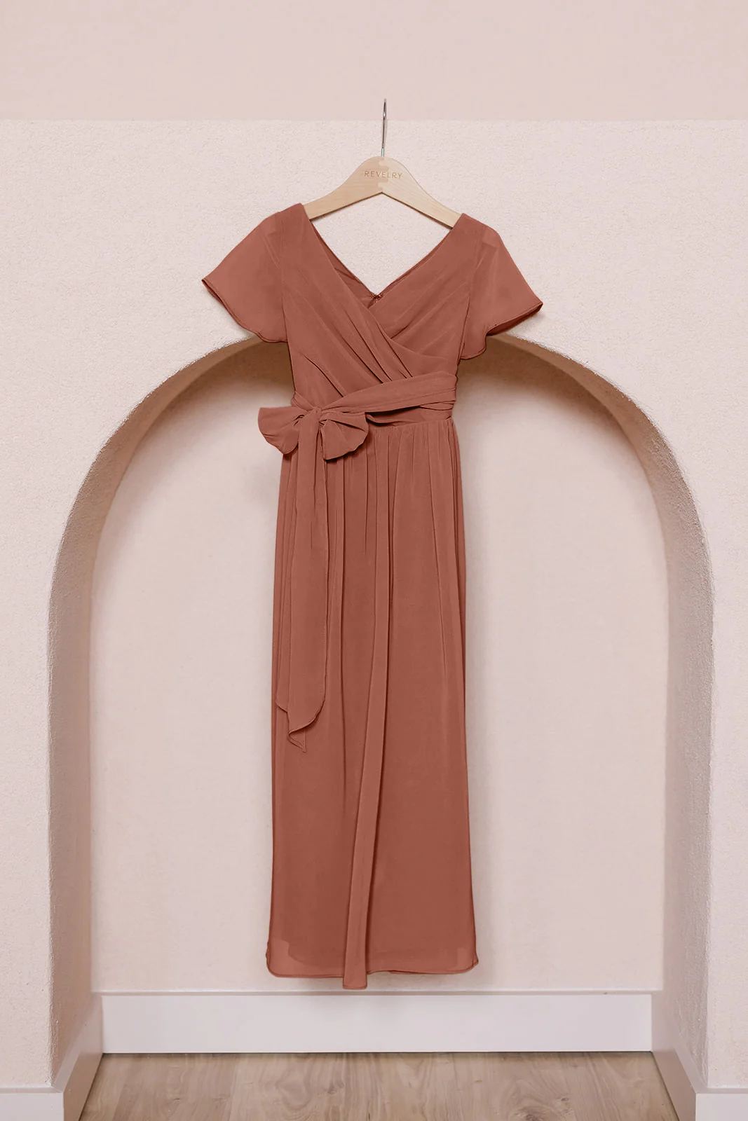 Kids Harper Chiffon Faux Wrap Dress | Made To Order - Image 13