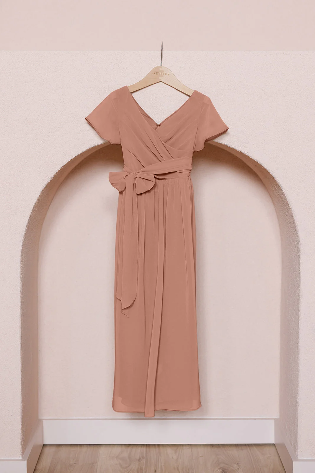 Kids Harper Chiffon Faux Wrap Dress | Made To Order - Image 17