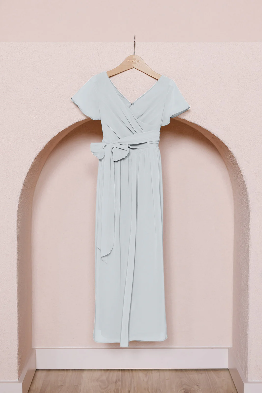 Kids Harper Chiffon Faux Wrap Dress | Made To Order - Image 18