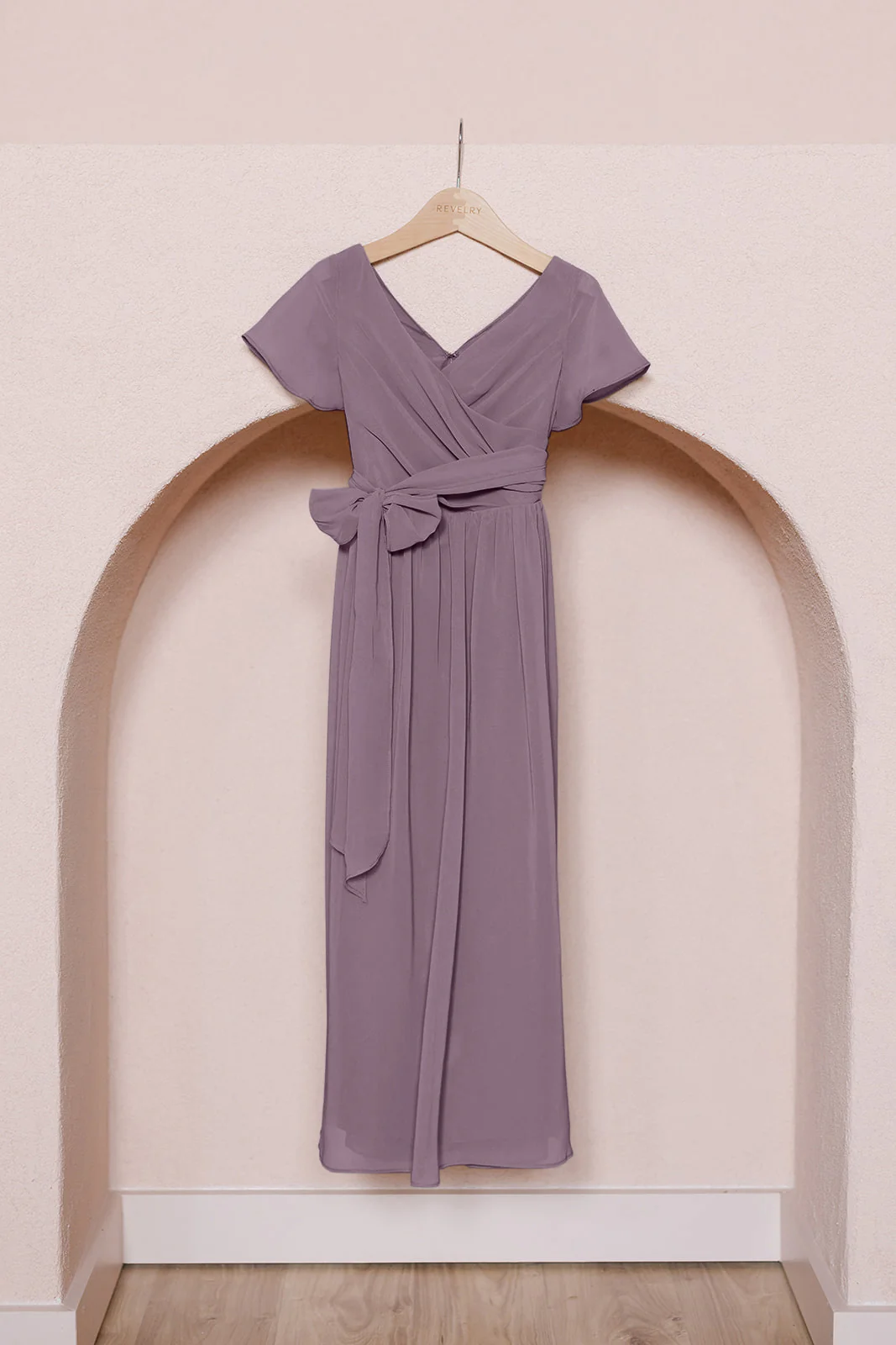 Kids Harper Chiffon Faux Wrap Dress | Made To Order - Image 20