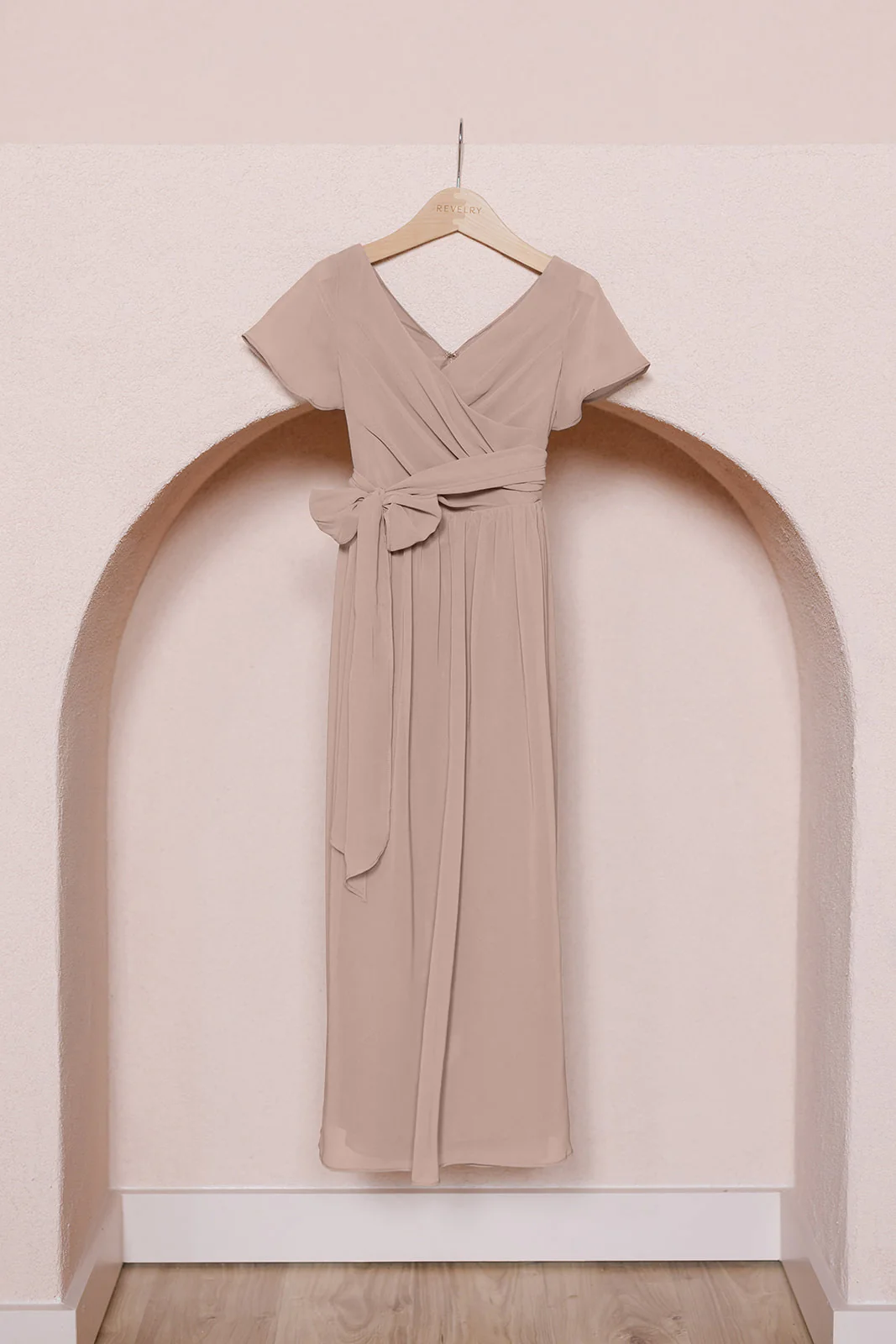Kids Harper Chiffon Faux Wrap Dress | Made To Order - Image 25