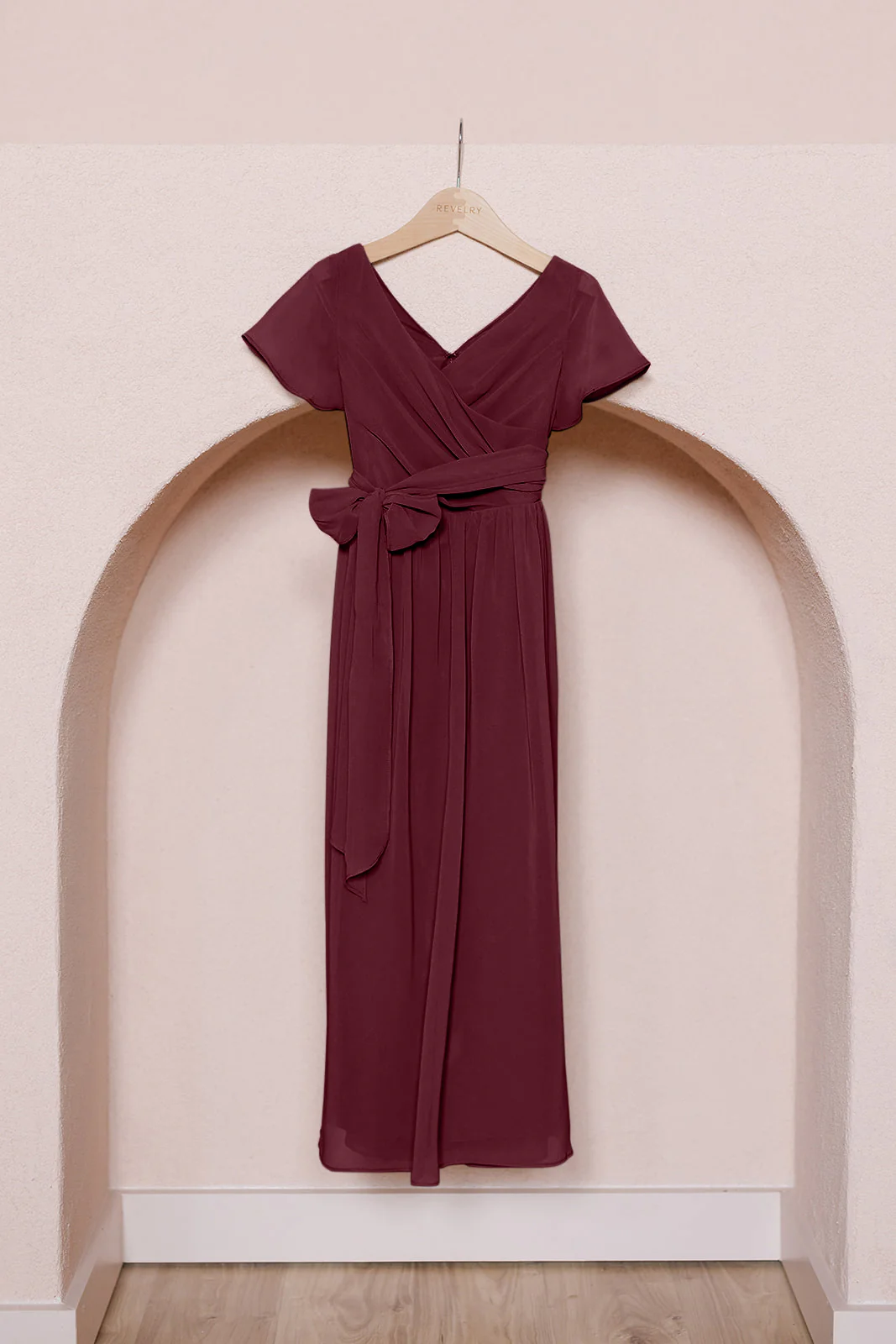 Kids Harper Chiffon Faux Wrap Dress | Made To Order - Image 31