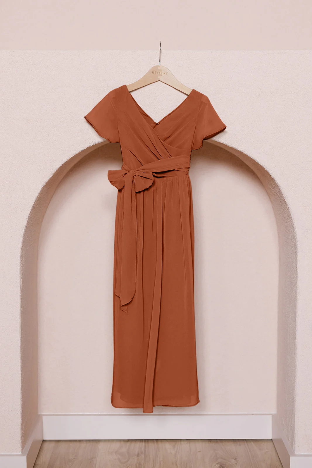 Kids Harper Chiffon Faux Wrap Dress | Made To Order - Image 41
