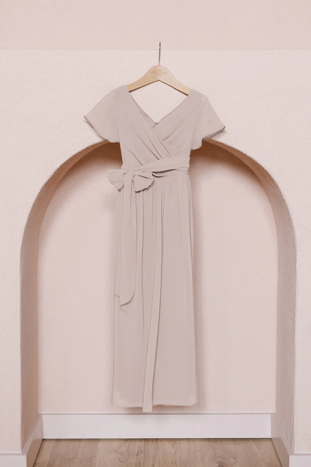 Kids Harper Chiffon Faux Wrap Dress | Made To Order - Image 44