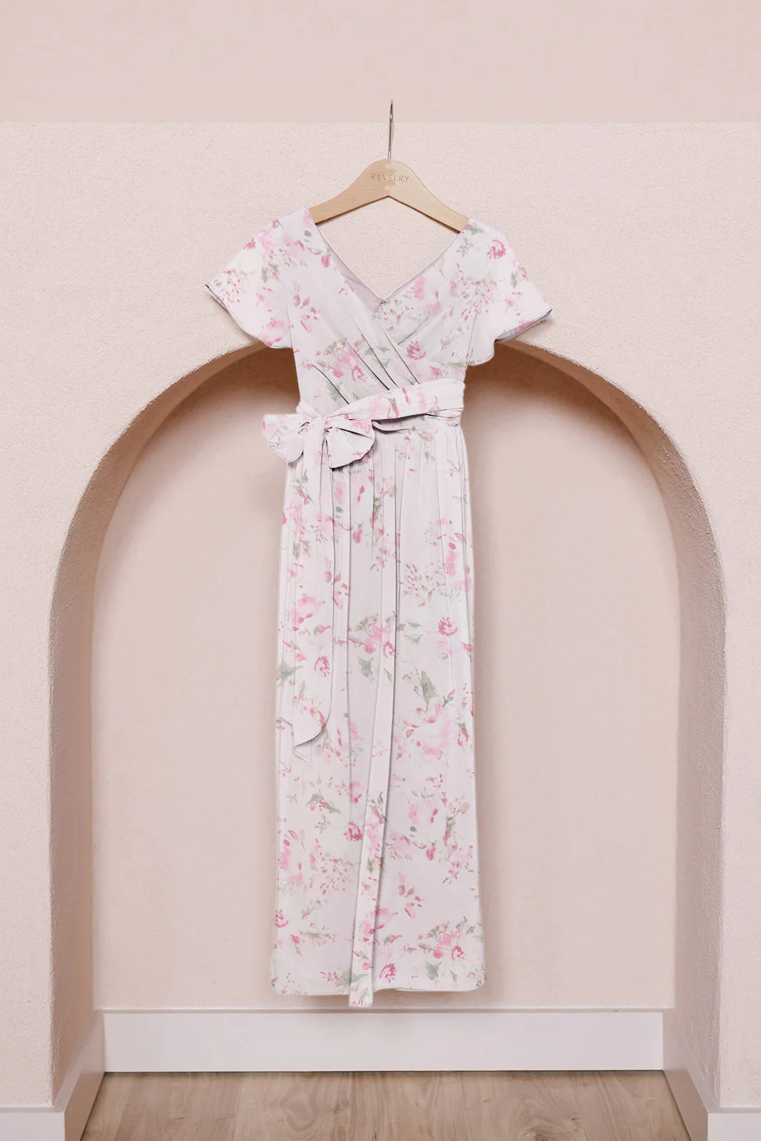 Kids Harper Chiffon Faux Wrap Dress | Made To Order - Image 48