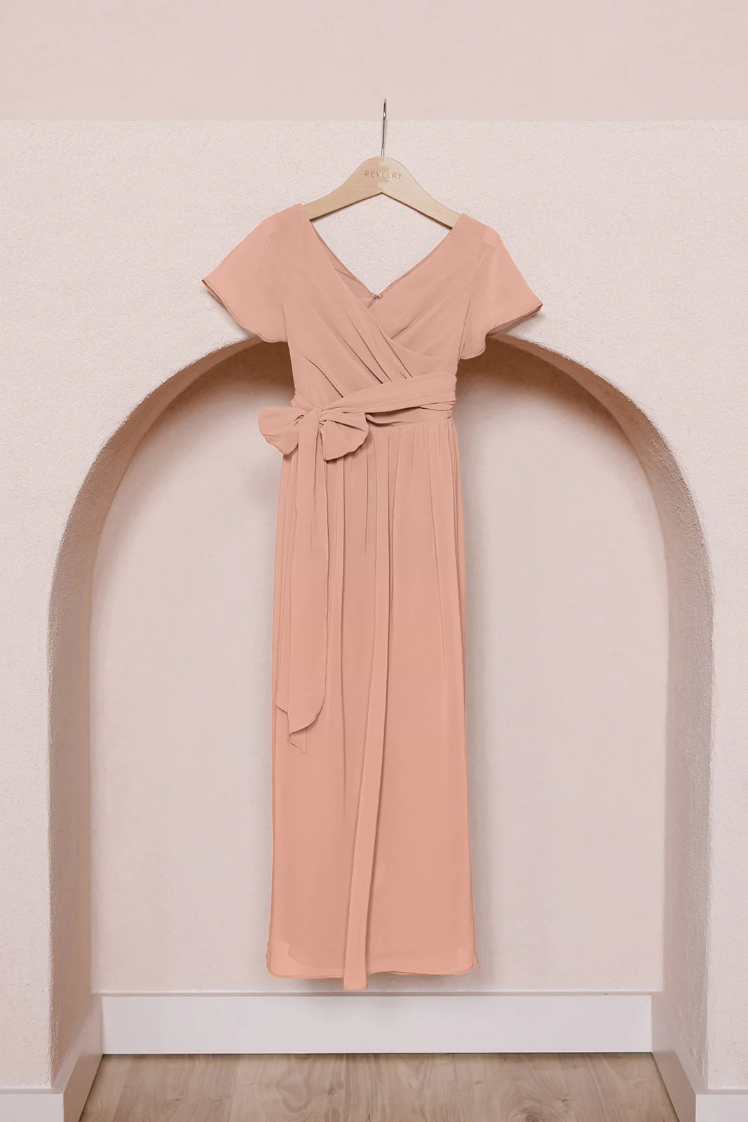 Kids Harper Chiffon Faux Wrap Dress | Made To Order - Image 53