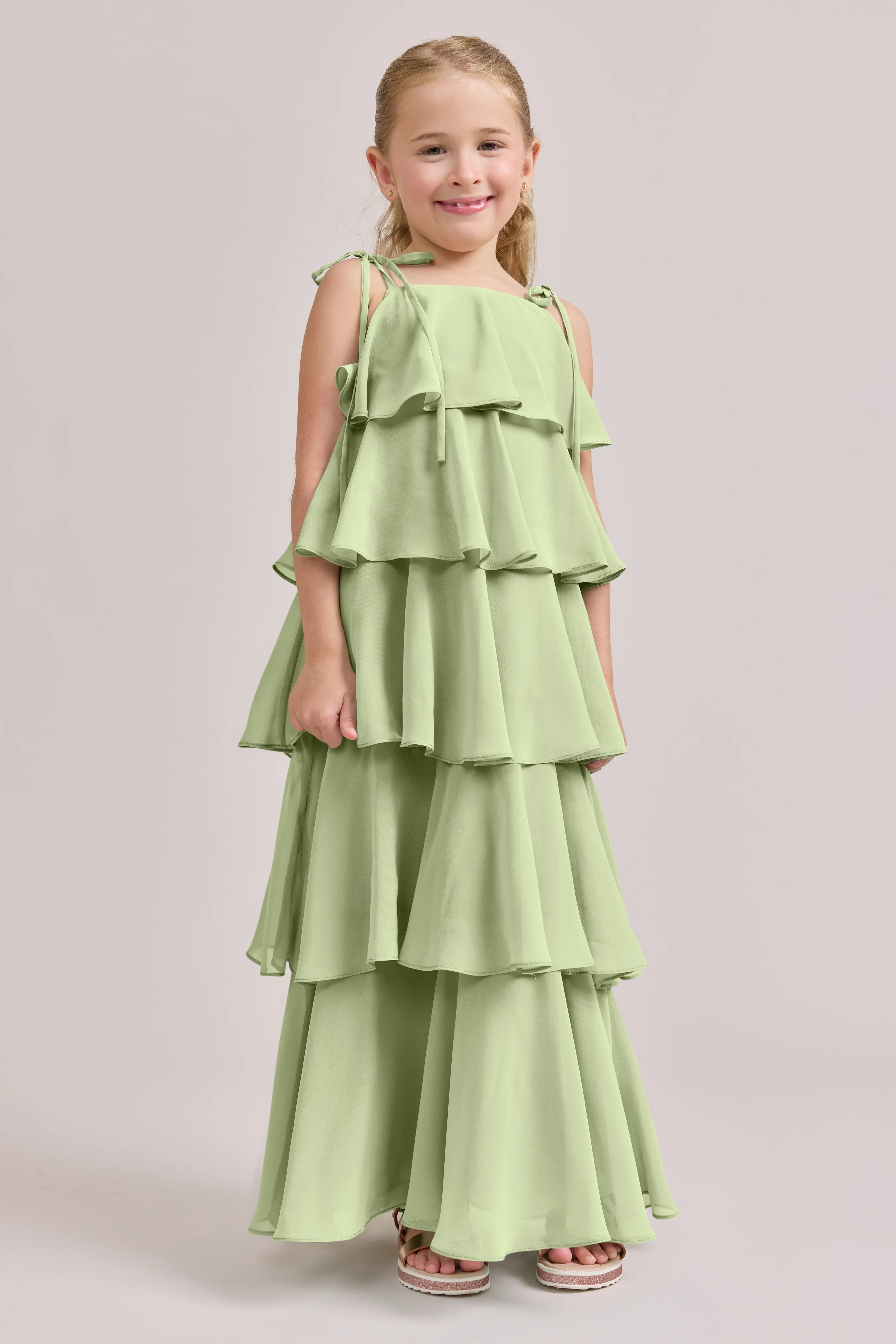 Kids June Chiffon Dress | Made To Order - Image 23