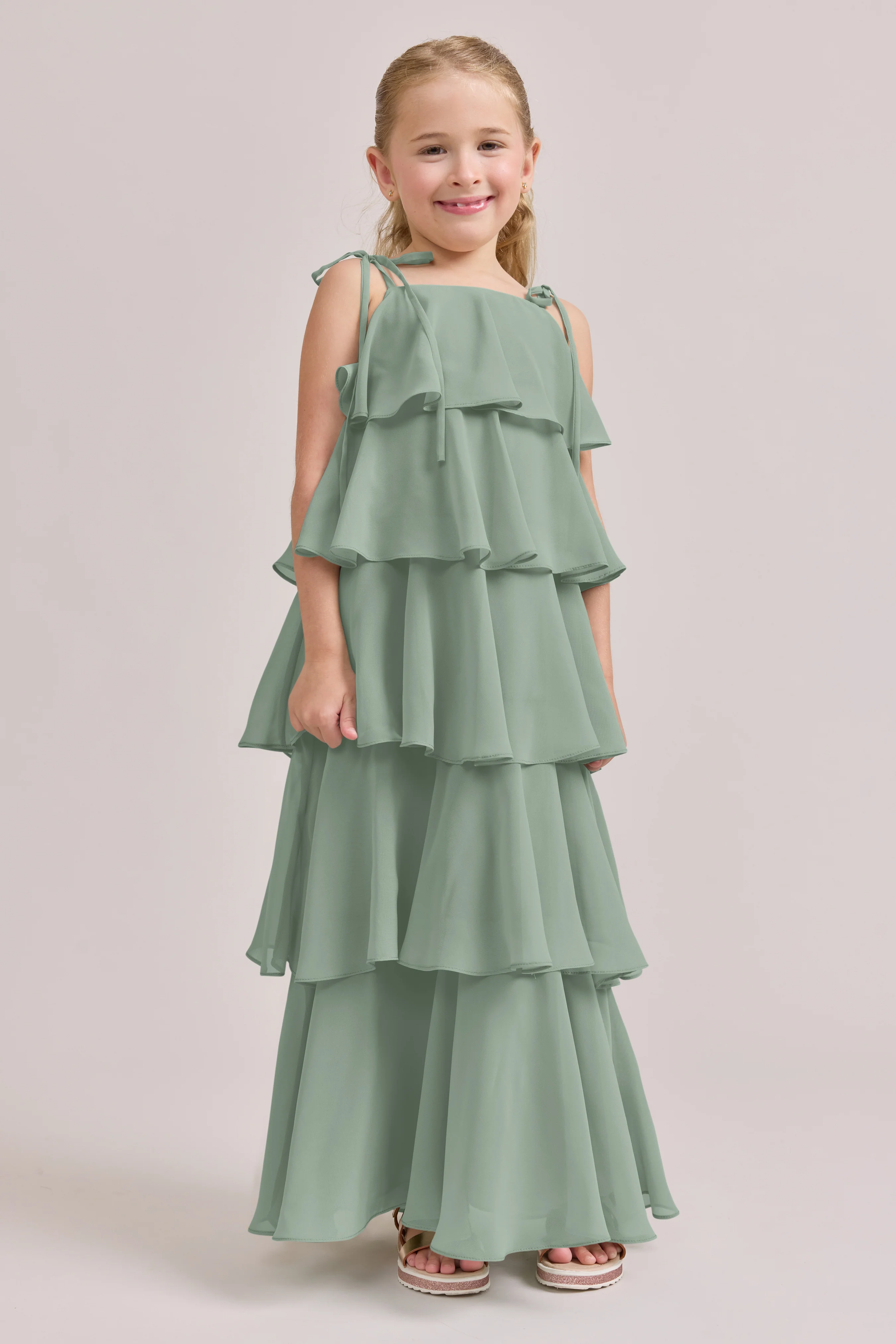 Kids June Chiffon Dress | Made To Order - Image 35