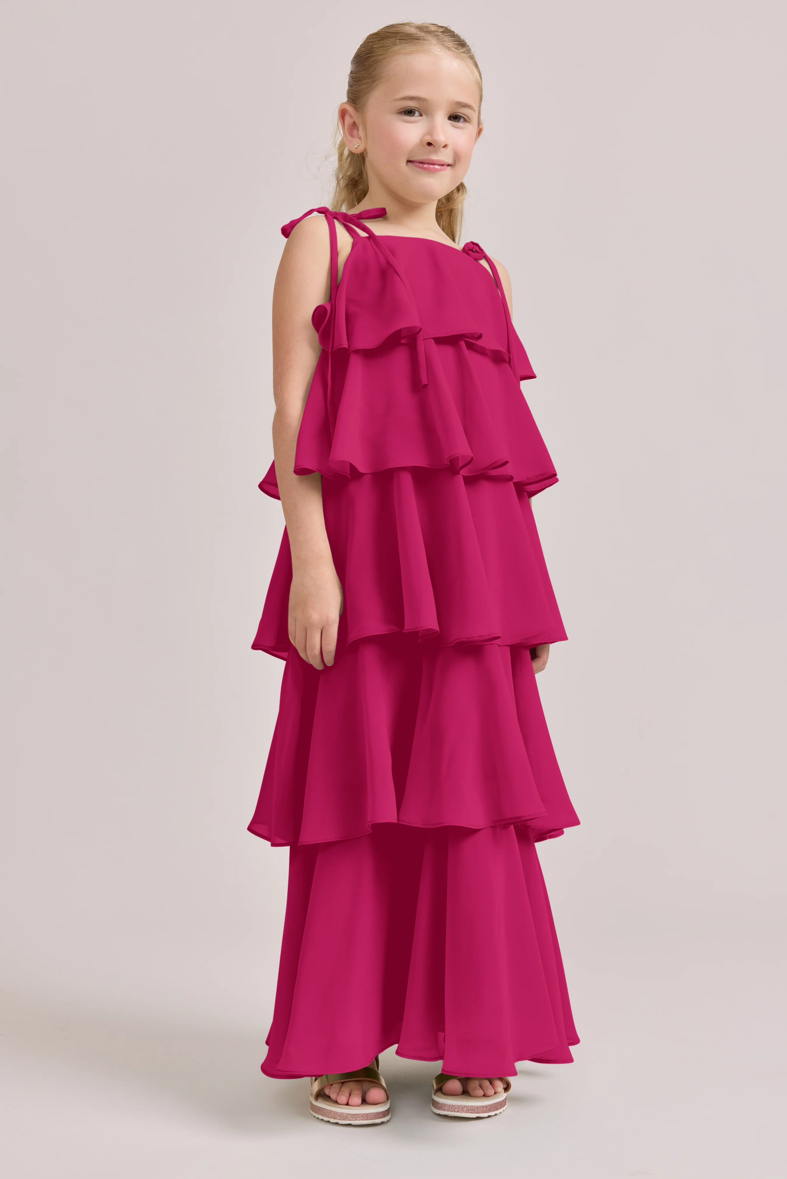 Kids June Chiffon Dress | Made To Order - Image 49