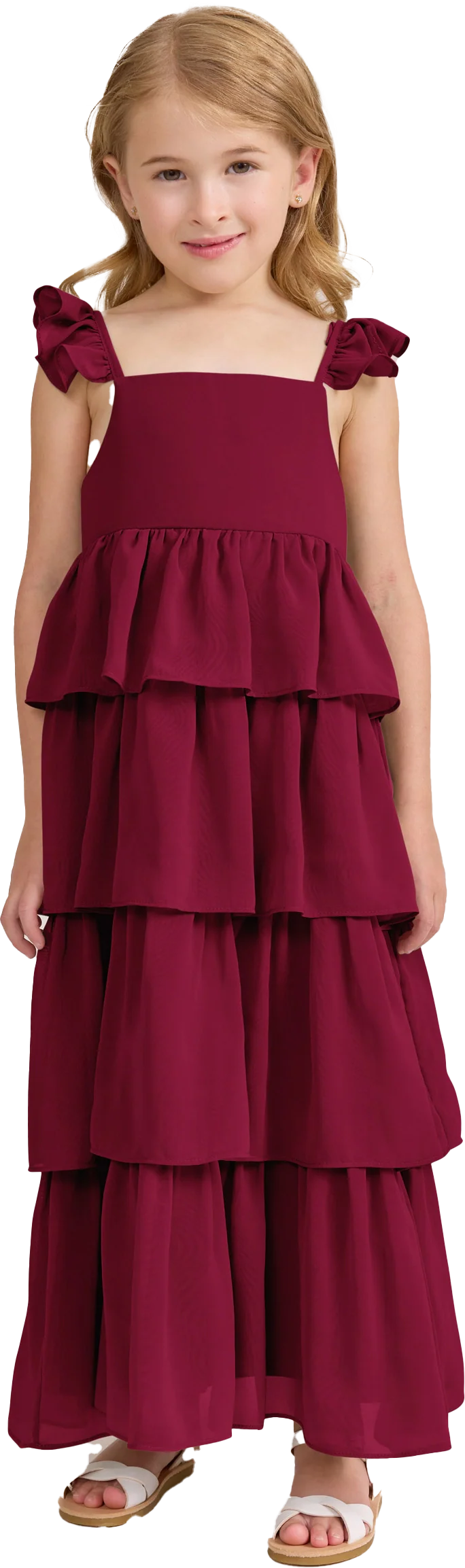 Kids Poppy Chiffon Dress | Made To Order - Image 100