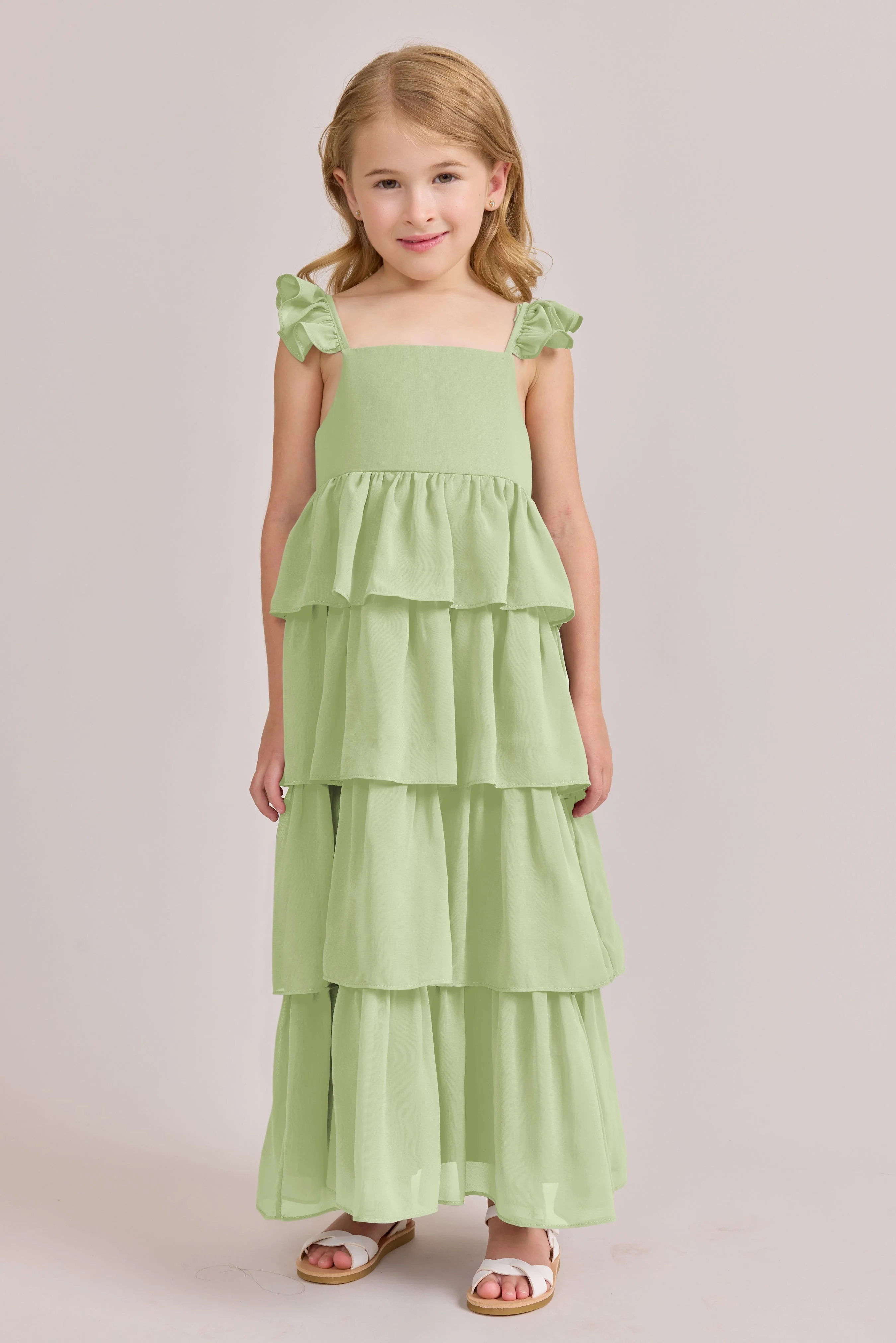 Kids Poppy Chiffon Dress | Made To Order - Image 118